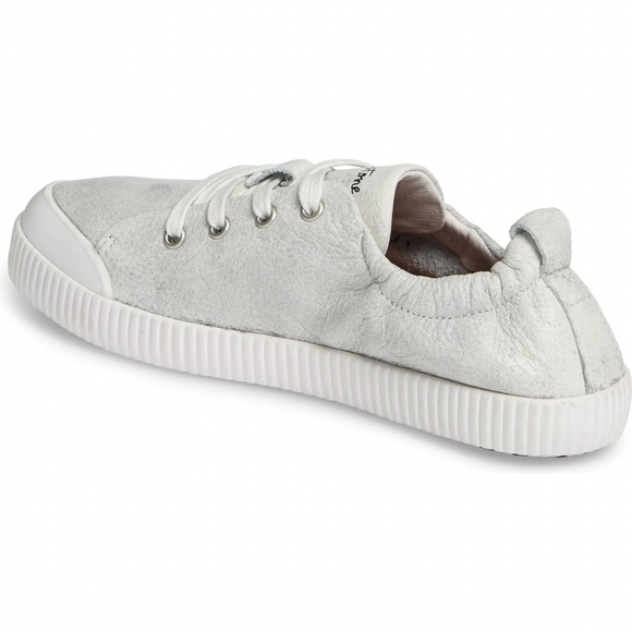 BLACKSTONE RL78 Leather White Metallic Low Sneaker - Picture 2 of 16